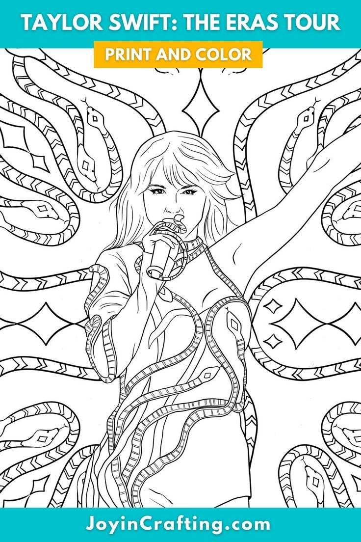 Taylor swift bodysuit reputation the eras tour coloring pages taylor swift coloring pages taylor swift games