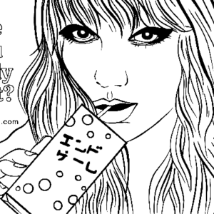 Taylor swift coloring pages printable for free download