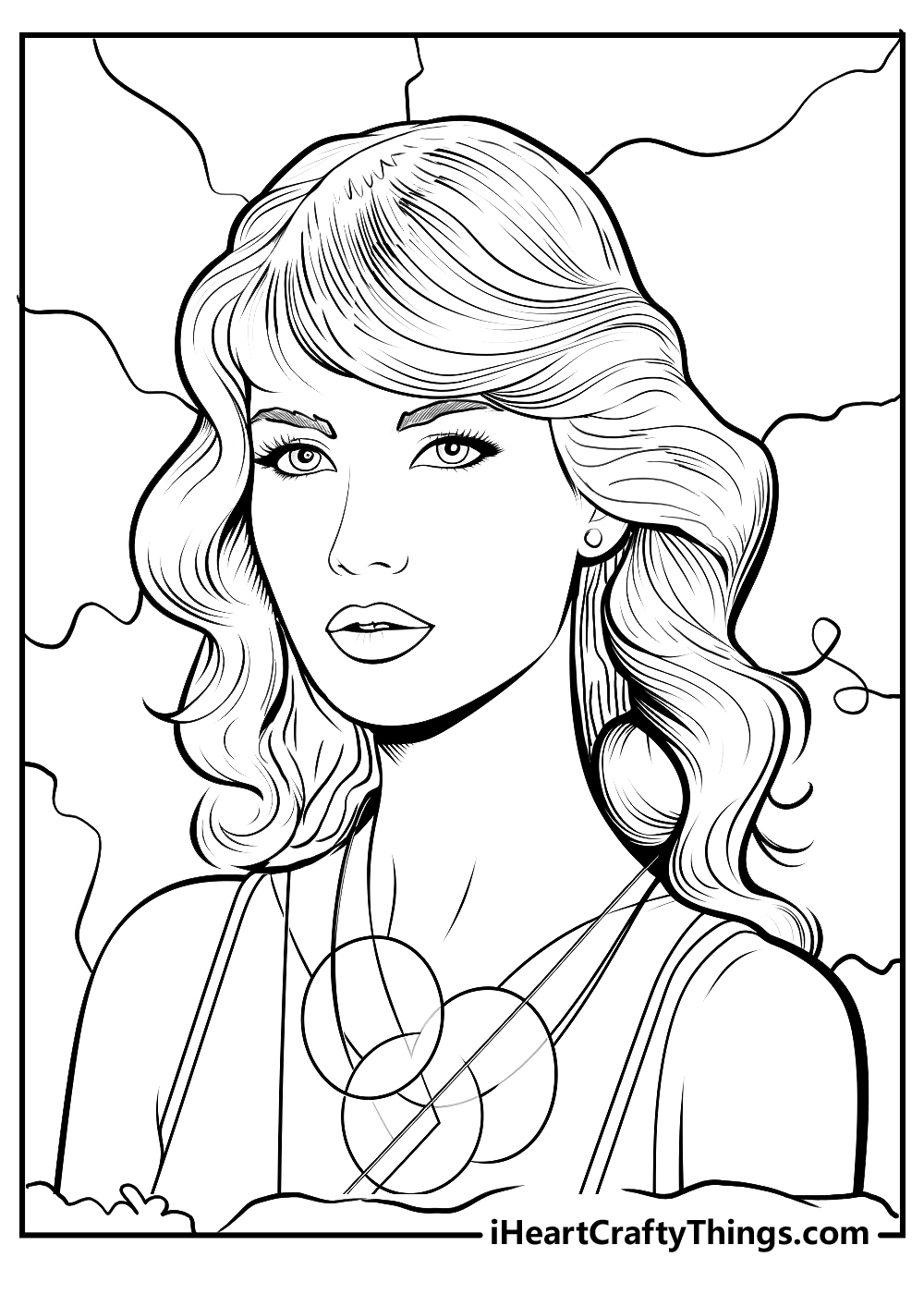 Printable taylor swift coloring pages updated