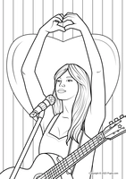 Ðï printable taylor swift coloring pages for free