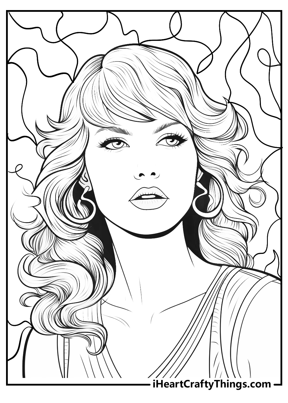 Printable taylor swift coloring pages updated