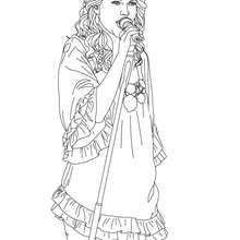 Taylor swift coloring pages