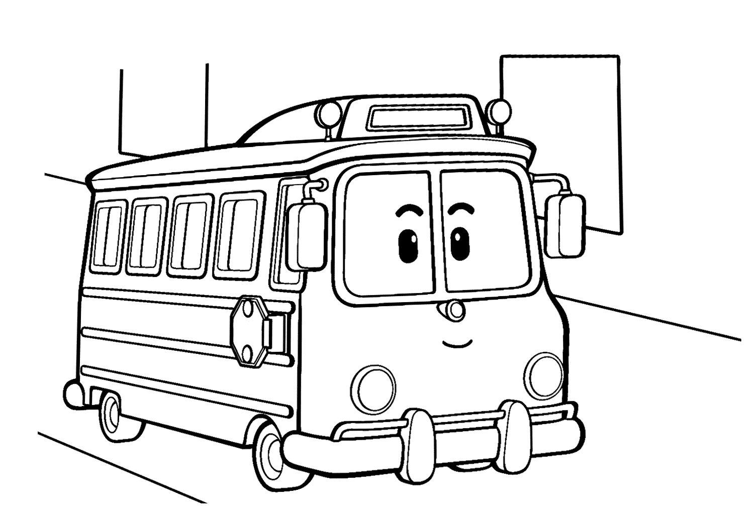 Tayo the little bus coloring pages coloring pages to download and print