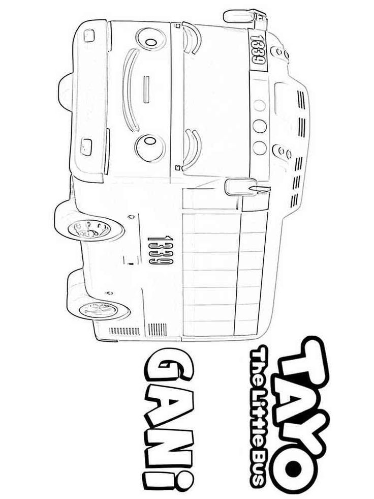 Tayo the little bus coloring pages tayo the little bus little bus coloring pages