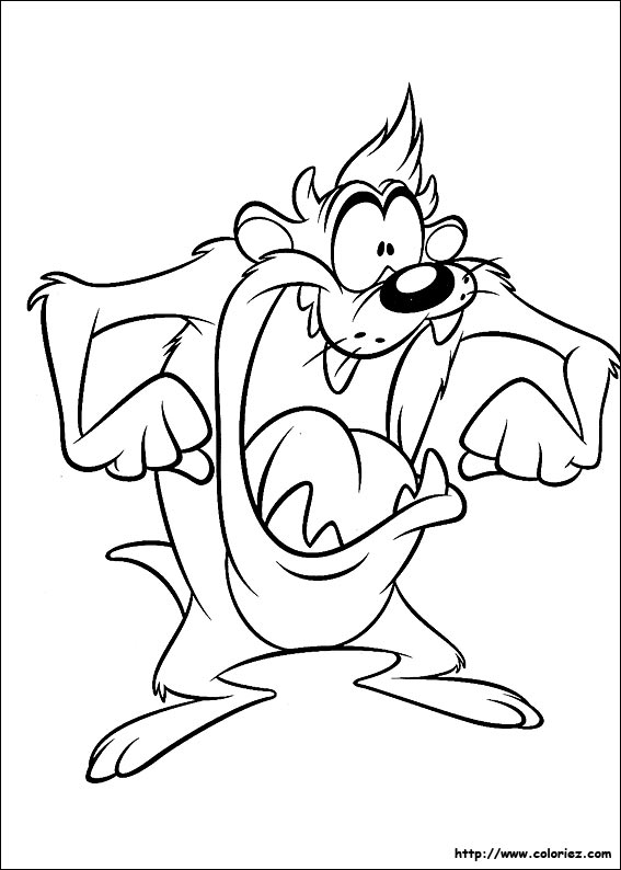 Free looney tunes coloring pages to print