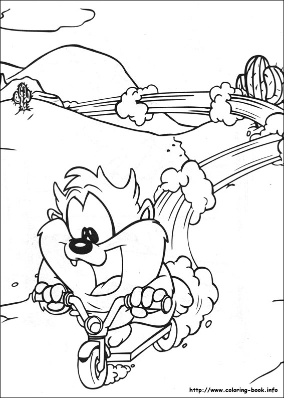 Baby looney tunes coloring picture