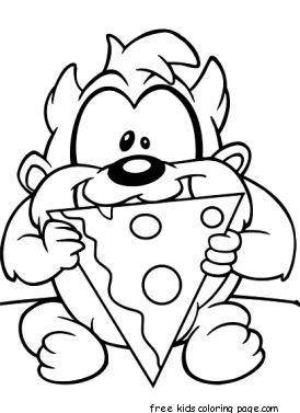 Printable baby looney tunes baby taz coloring pages disney coloring pages cartoon coloring pages cute coloring pages