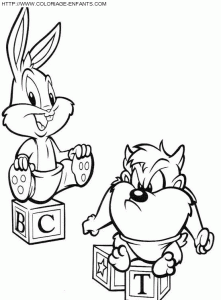 Looney tunes coloring pages for kids