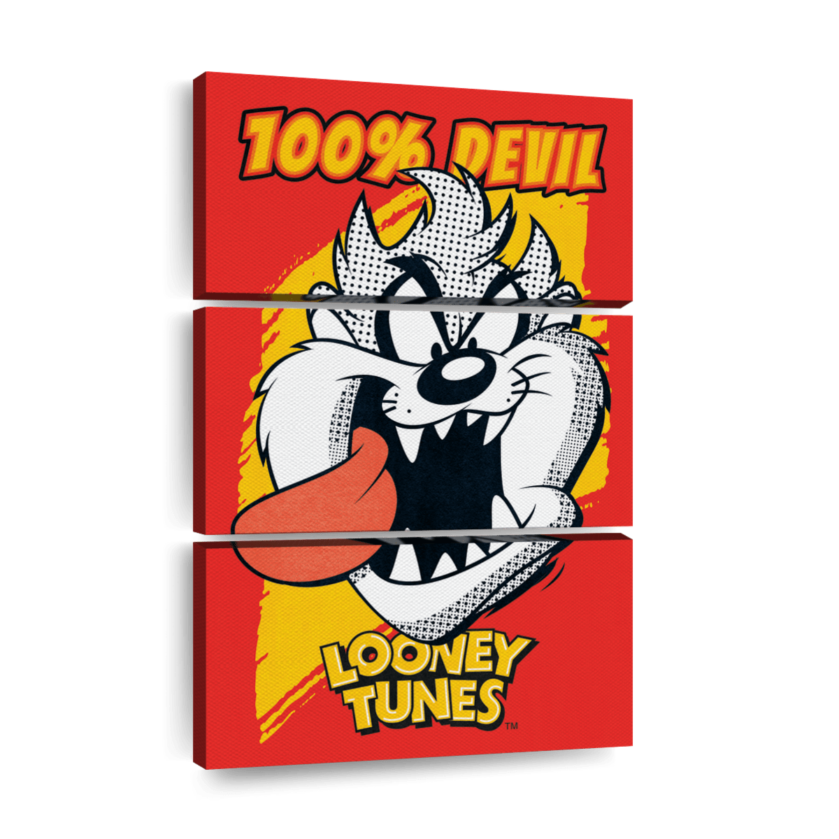 Looney tunes crazy taz art canvas prints frames posters