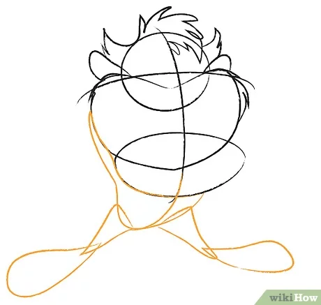 How to draw taz from looney tunes steps with pictures