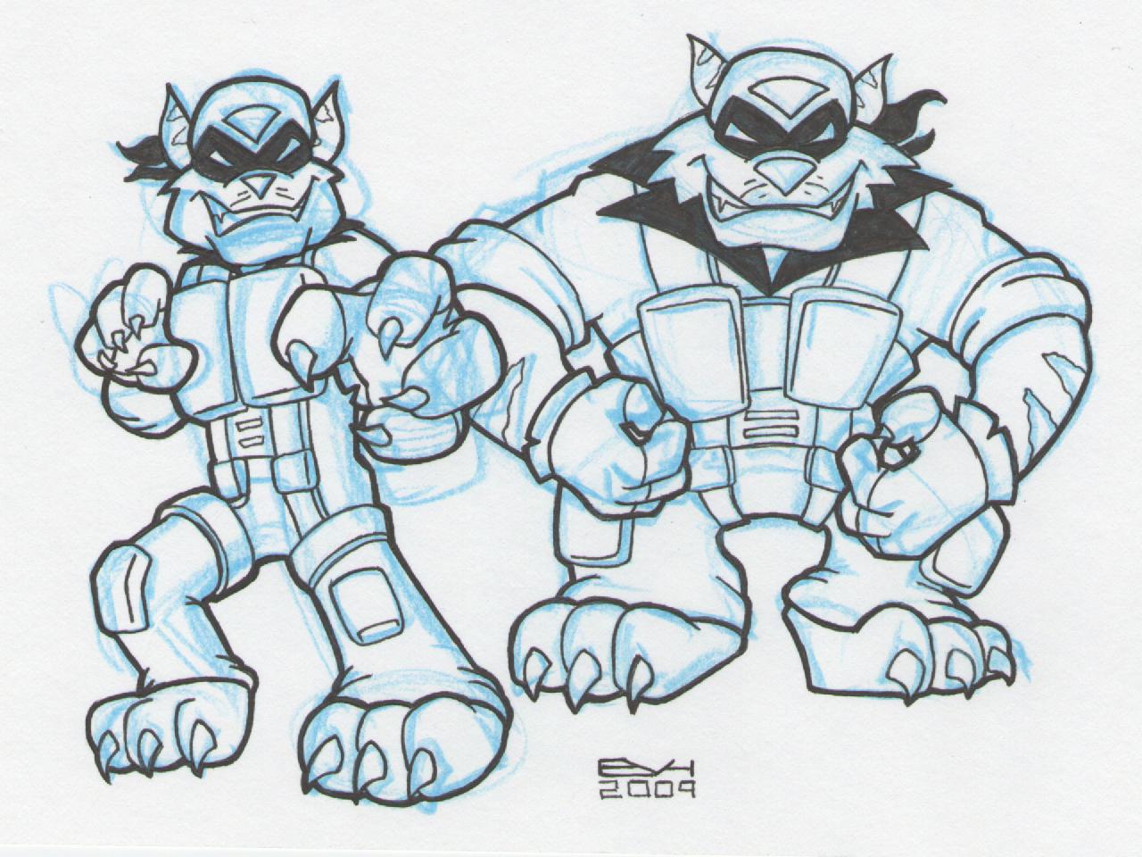 Doodle â swat kats doodle a day