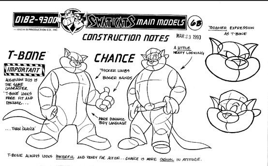 Swat kats main models t