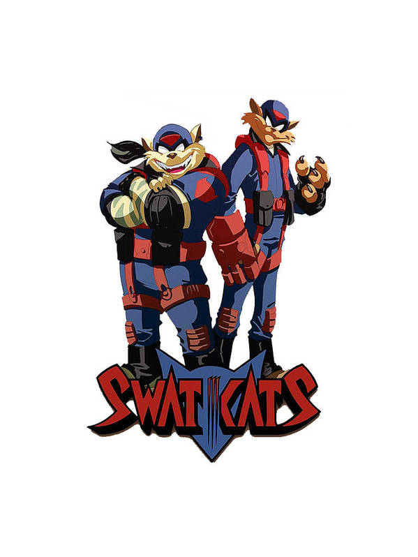 Swat kats art print by arkan theo