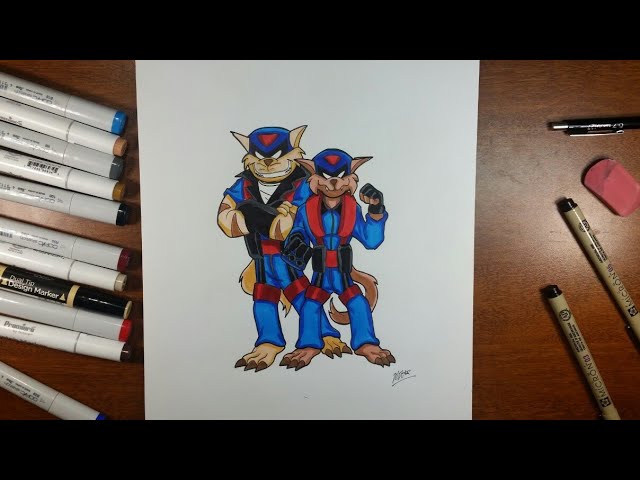 How to draw the swat kats