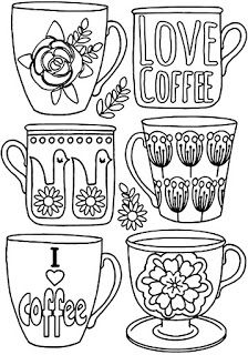 Coffee tea coloring pages for adults ideas coloring pages adult coloring pages colouring pages