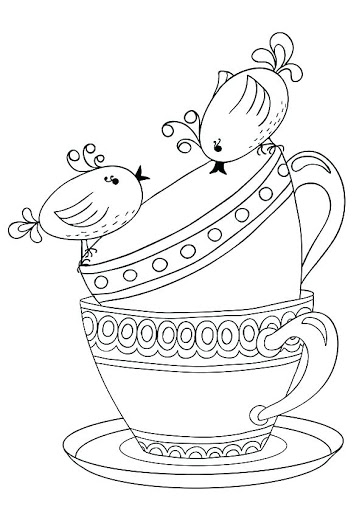 Coloring pages tea coloring page printable images