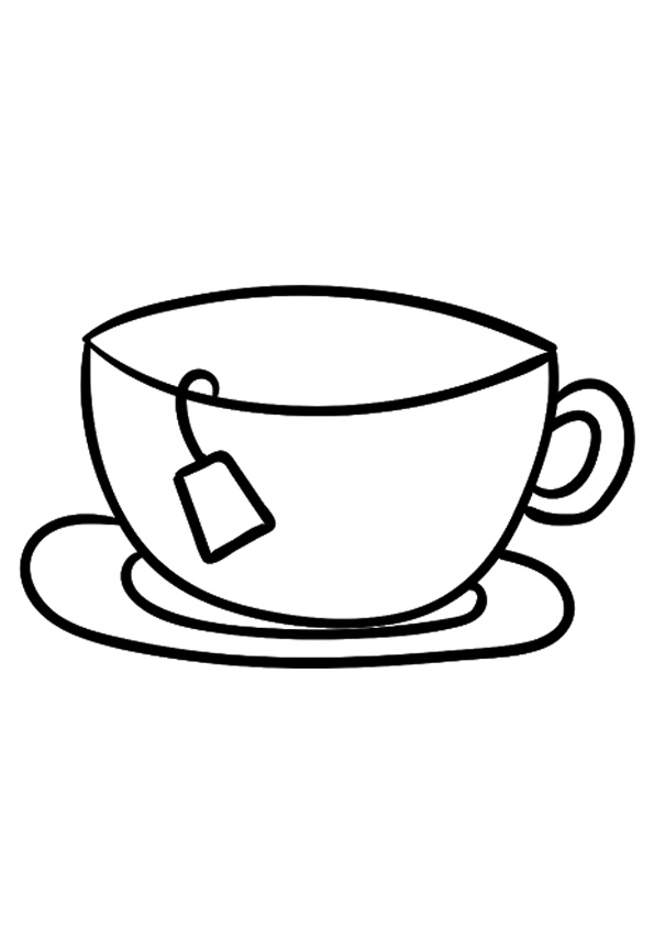 Coloring pages printable tea coloring pages for kids