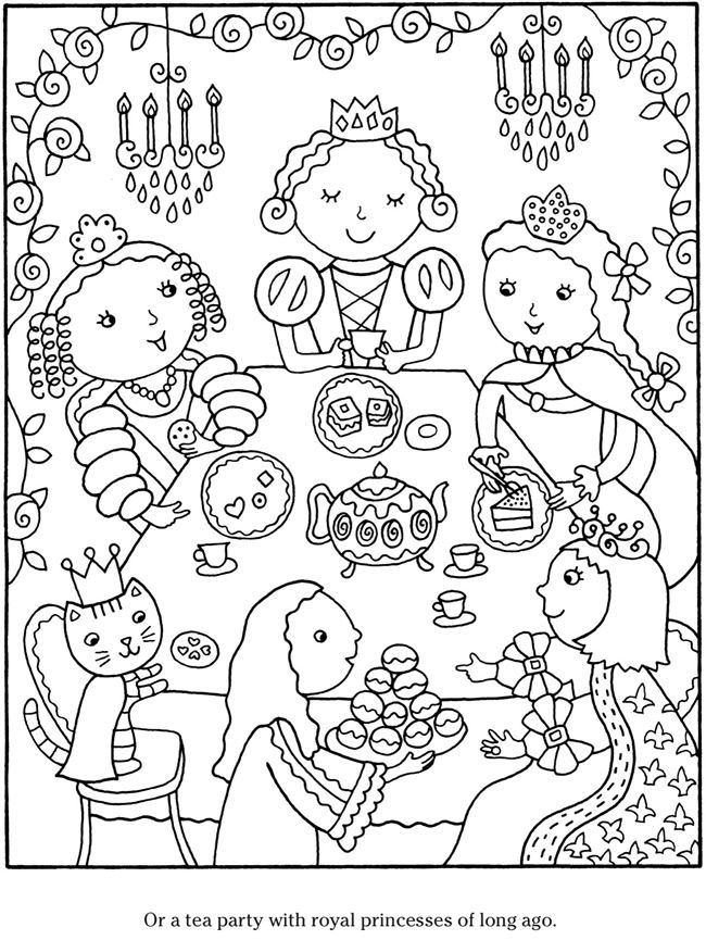 Wele to dover publications tea party crafts kids tea party girls tea party