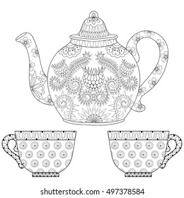 Teapot coloring pages images stock photos d objects vectors