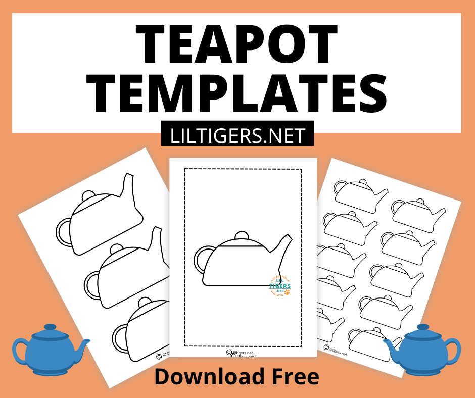 Free printable teapot templates