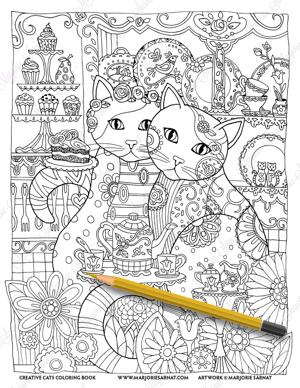 Creative cats â marjorie sarnat design illustration