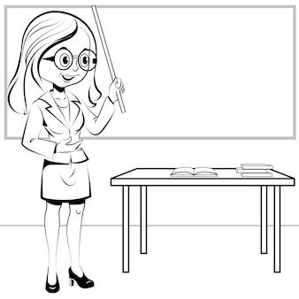 Teacher coloring pages images