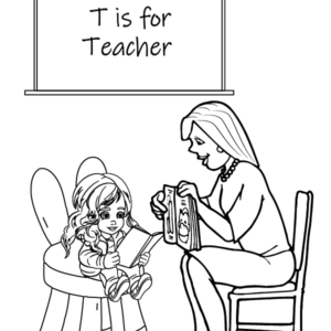 Teachers day coloring pages printable for free download