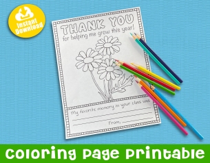 Teacher appreciation coloring page projects in parenting