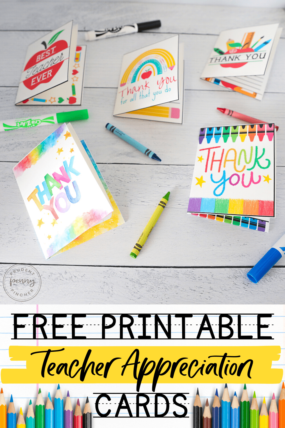 Free teacher appreciation card printables