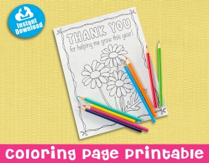 Teacher appreciation coloring page projects in parenting