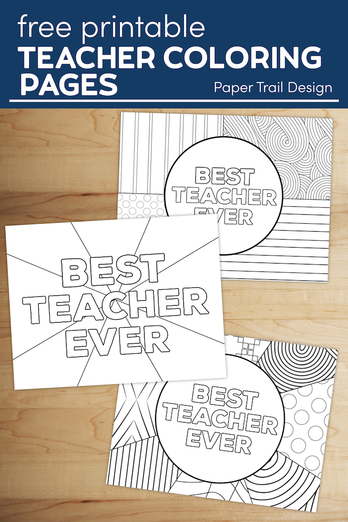 Teacher appreciation coloring pages