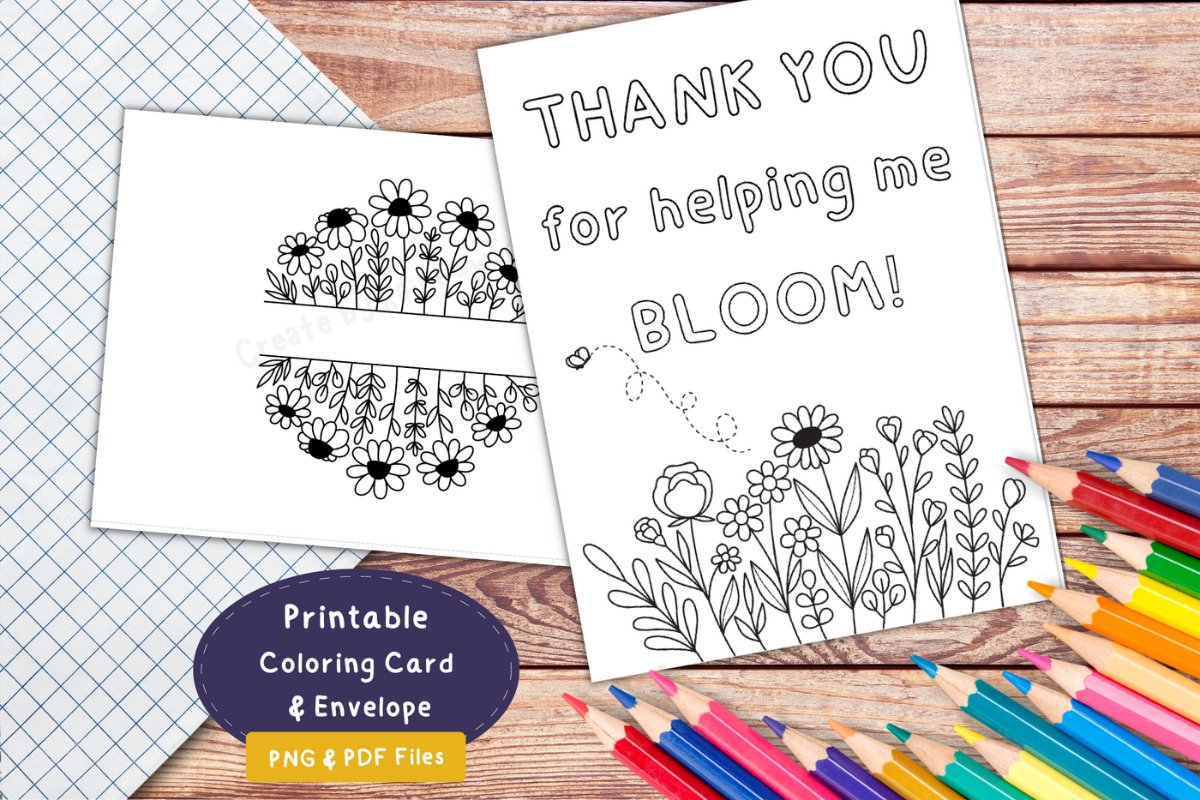 Teacher appreciation cards printable for kids