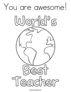 Teacher appreciation coloring pages