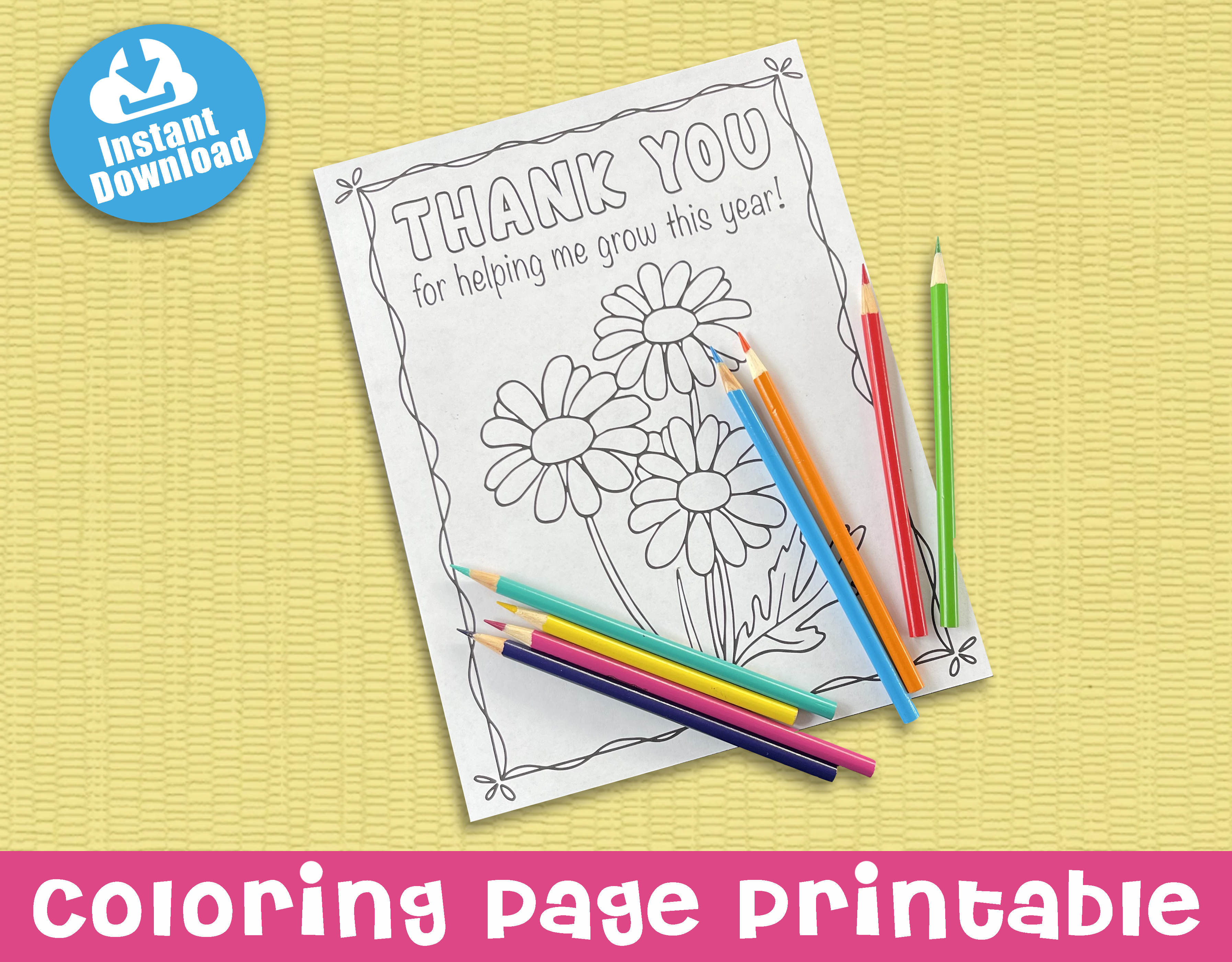 Teacher appreciation coloring page projects in parenting