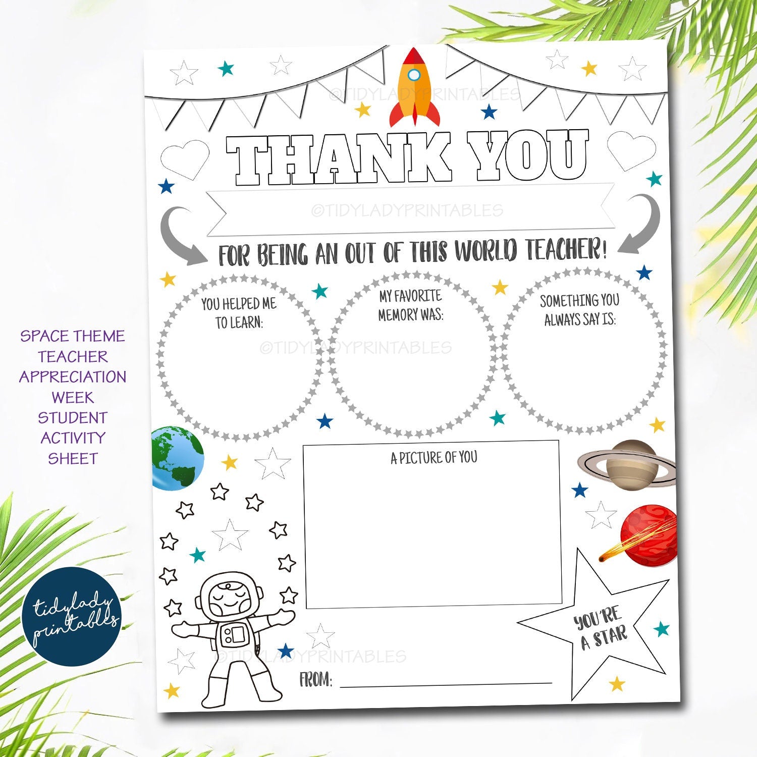 All about my teacher worksheet teacher thank you coloring page â printables