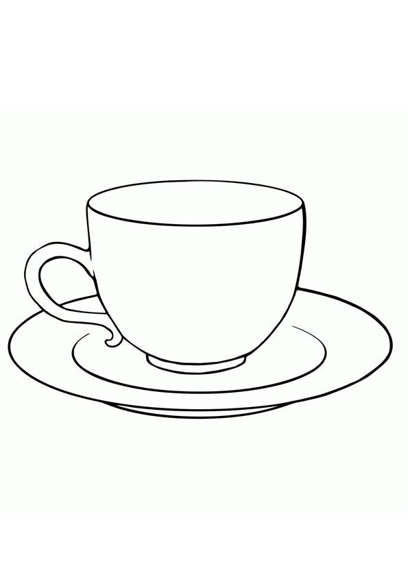 Coloring pages printable tea coloring pages for kids