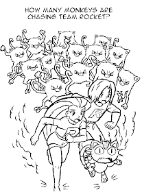 Team rocket pokemon cartoon coloring pages