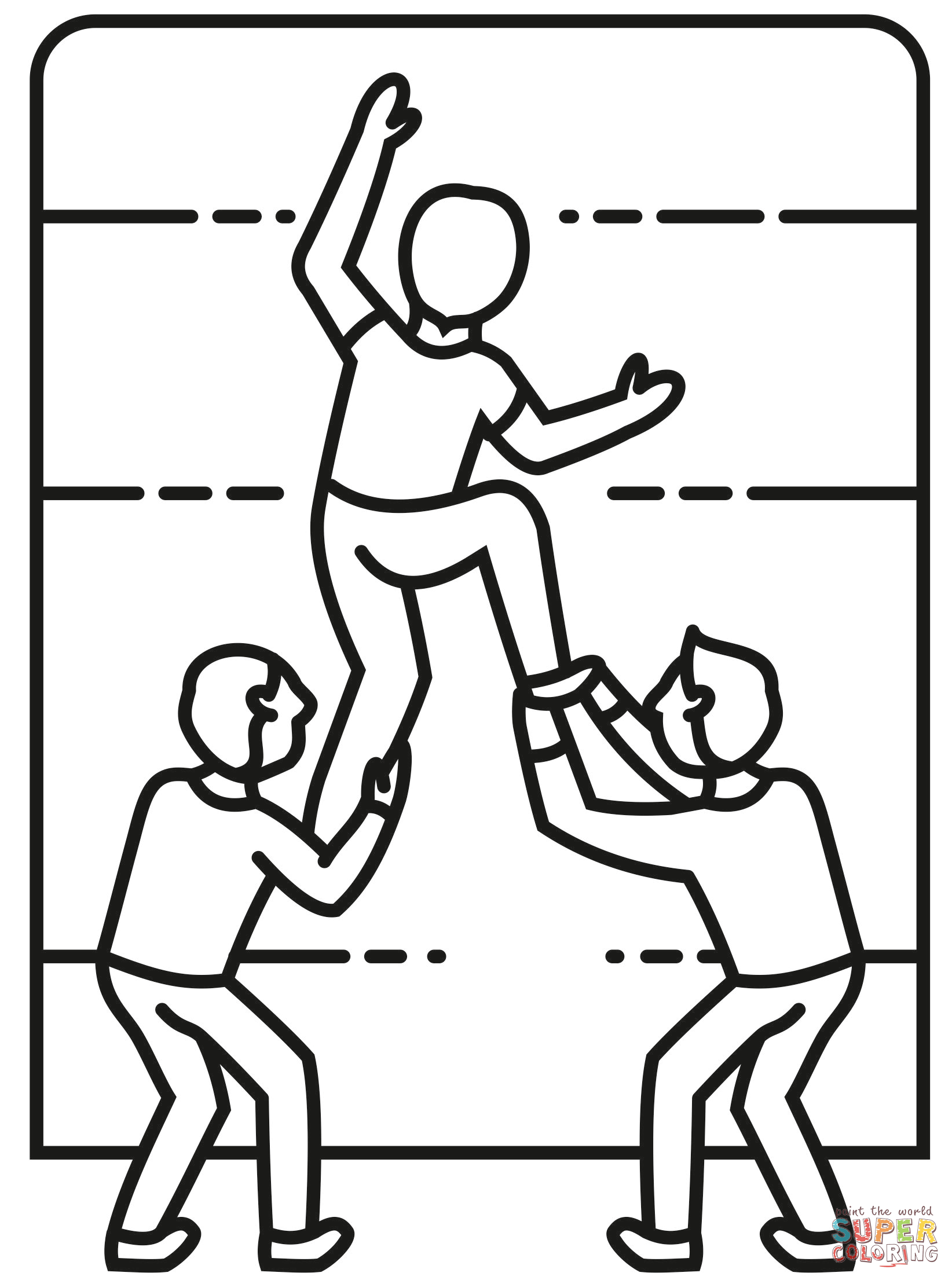 Team building coloring page free printable coloring pages
