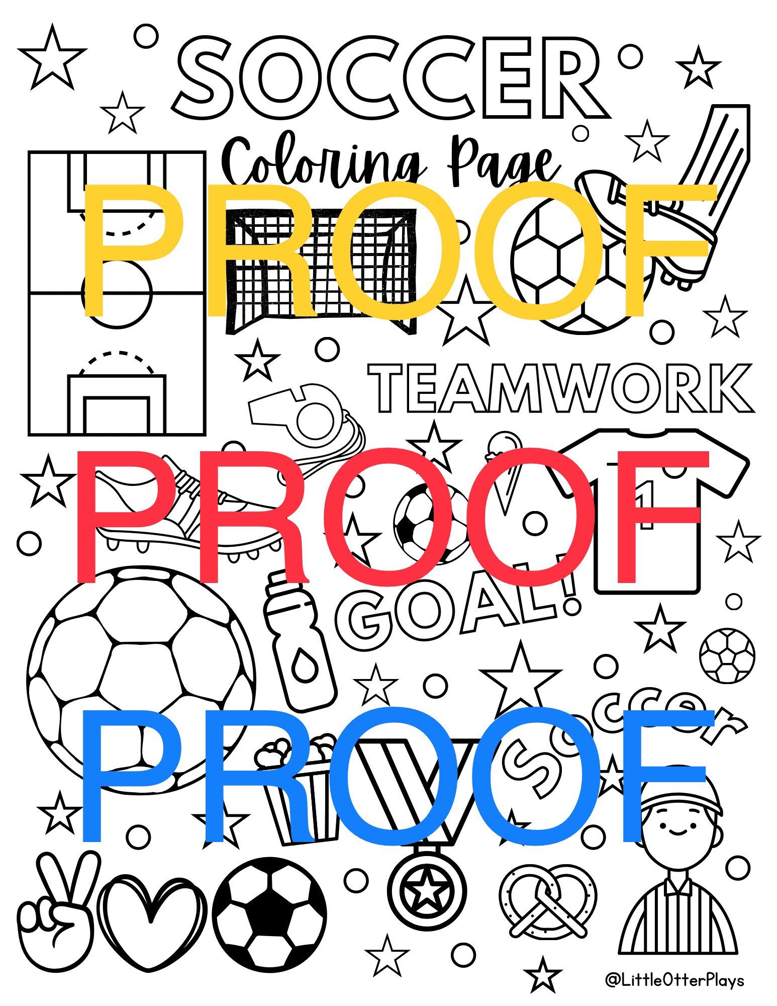 Soccer coloring sheet sports coloring sheet coloring page for kids sports activity for kids pdf file printable coloring sheet download now