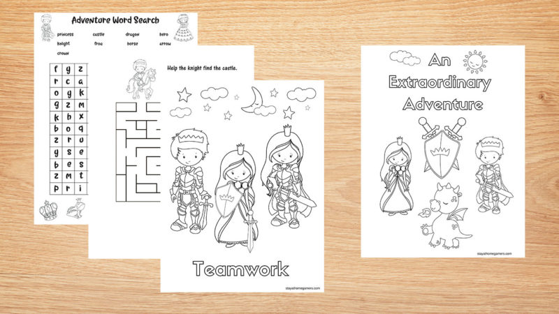 Extraordinary adventure printable coloring and activity book â stay
