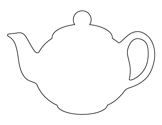 Printable teapot template