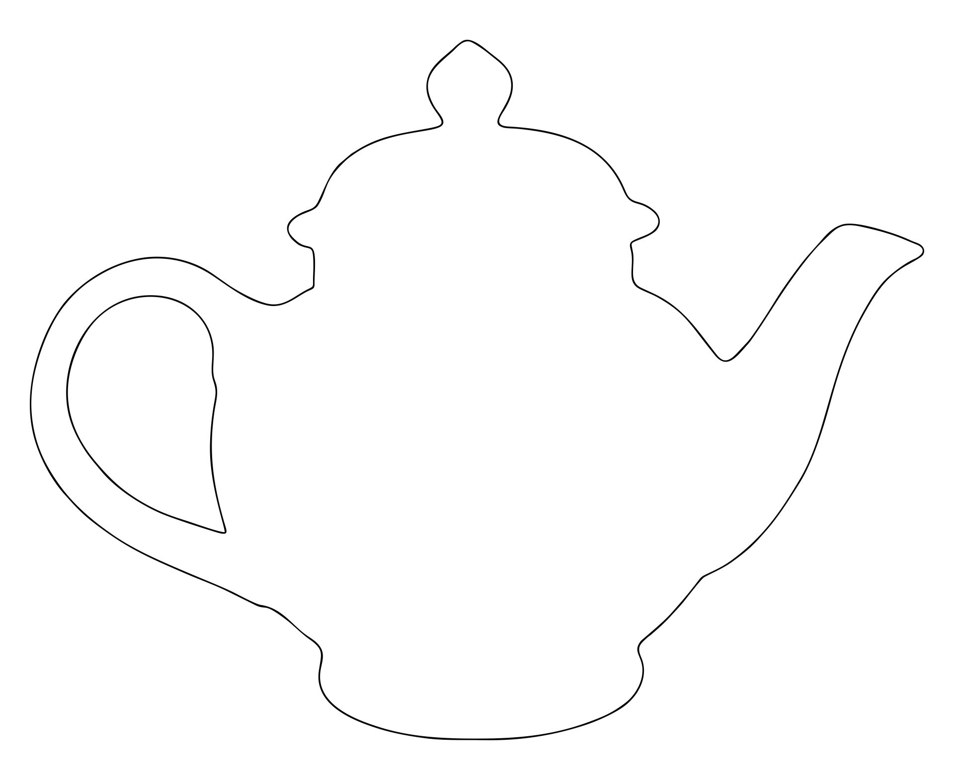 Best printable tea pot pdf for free at printablee templates printable free tea pots paper tea cups