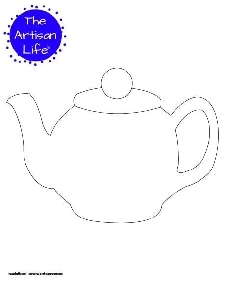 Free printable teapot templates