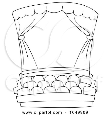 Theater coloring pages sketch coloring page in coloring pages clipart black and white black and white pictures