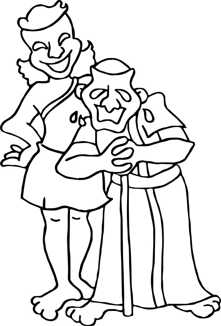 Nice greece theater coloring page