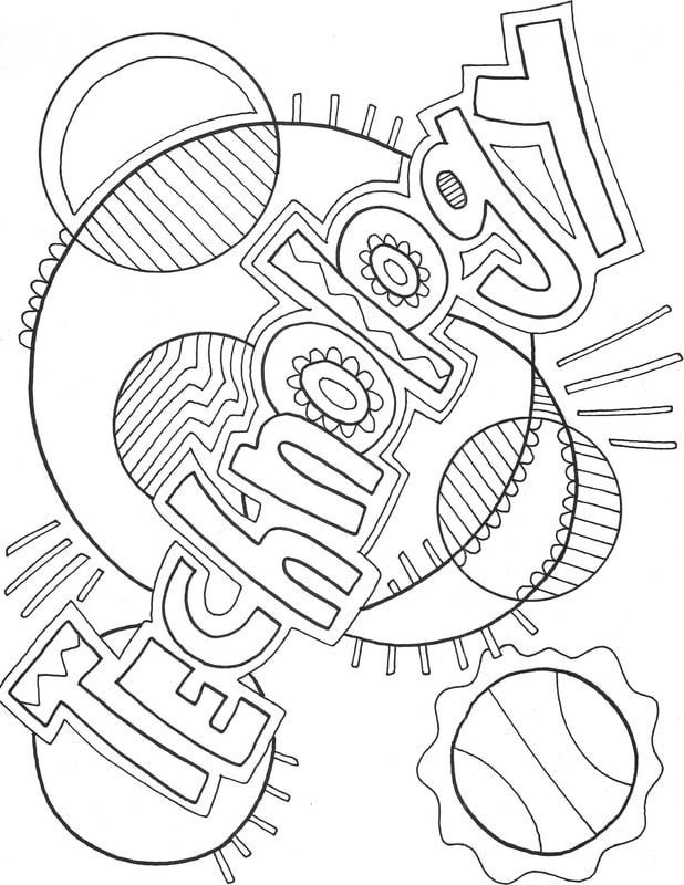 Puter and technology coloring pages at classroom doodles school book covers coloring pages cover pages