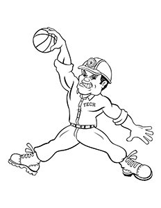 Montana tech coloring pages