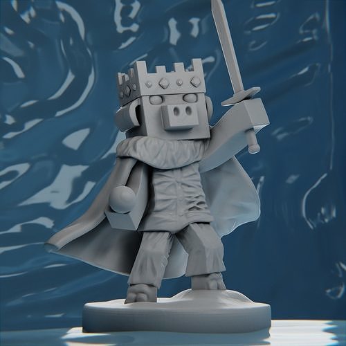 Technoblade tribute statue for printing free d model d printable