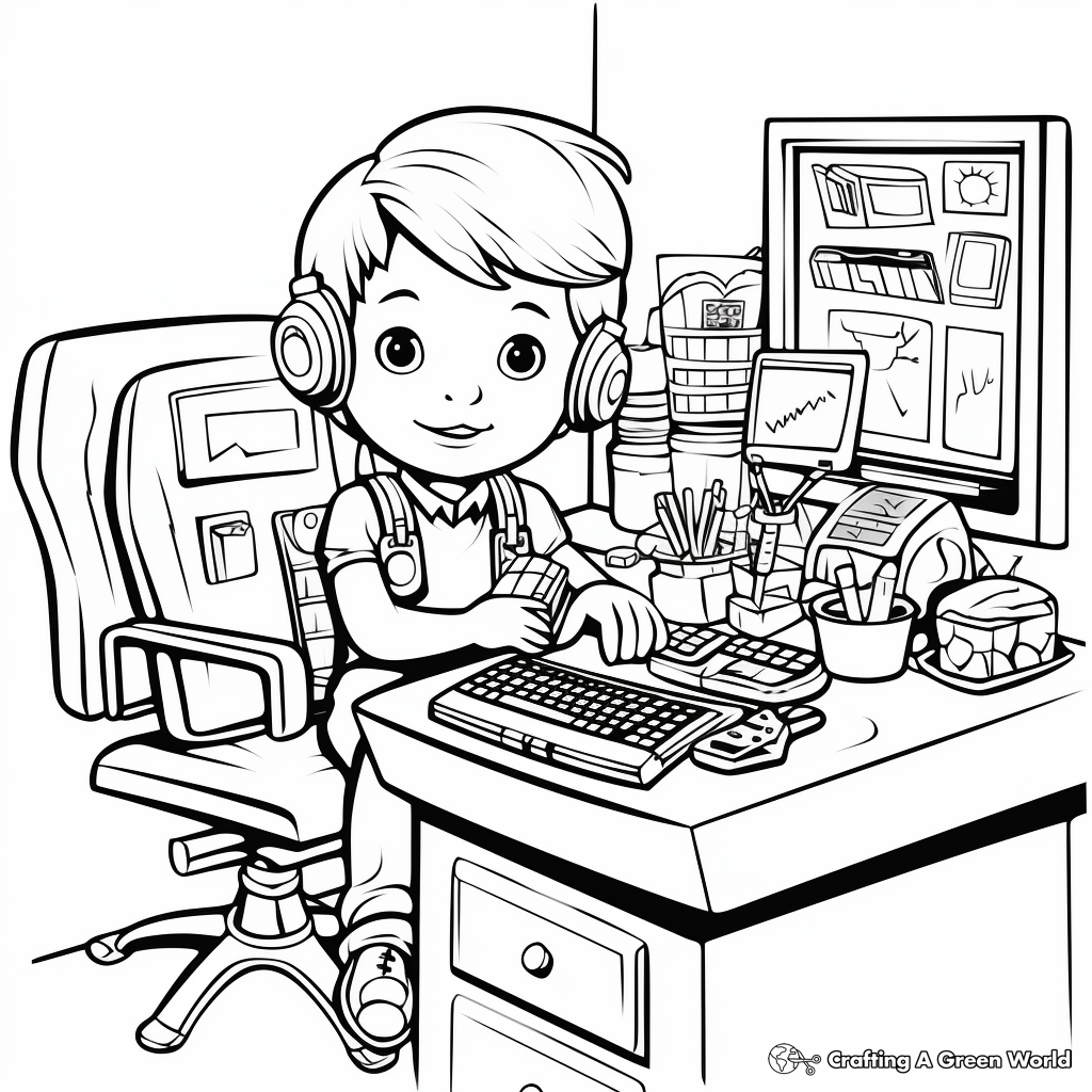 Administrative professionals day coloring pages