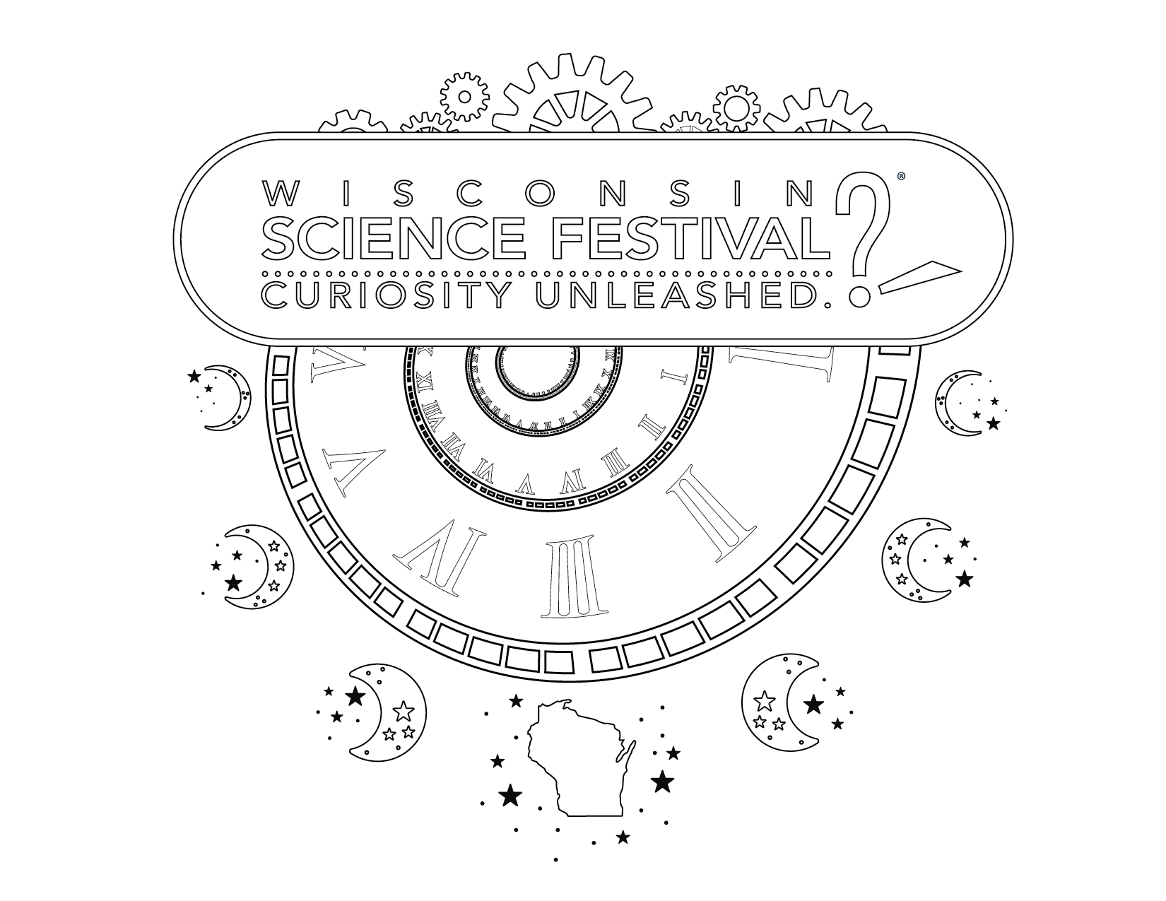 Coloring page â wisconsin science festival